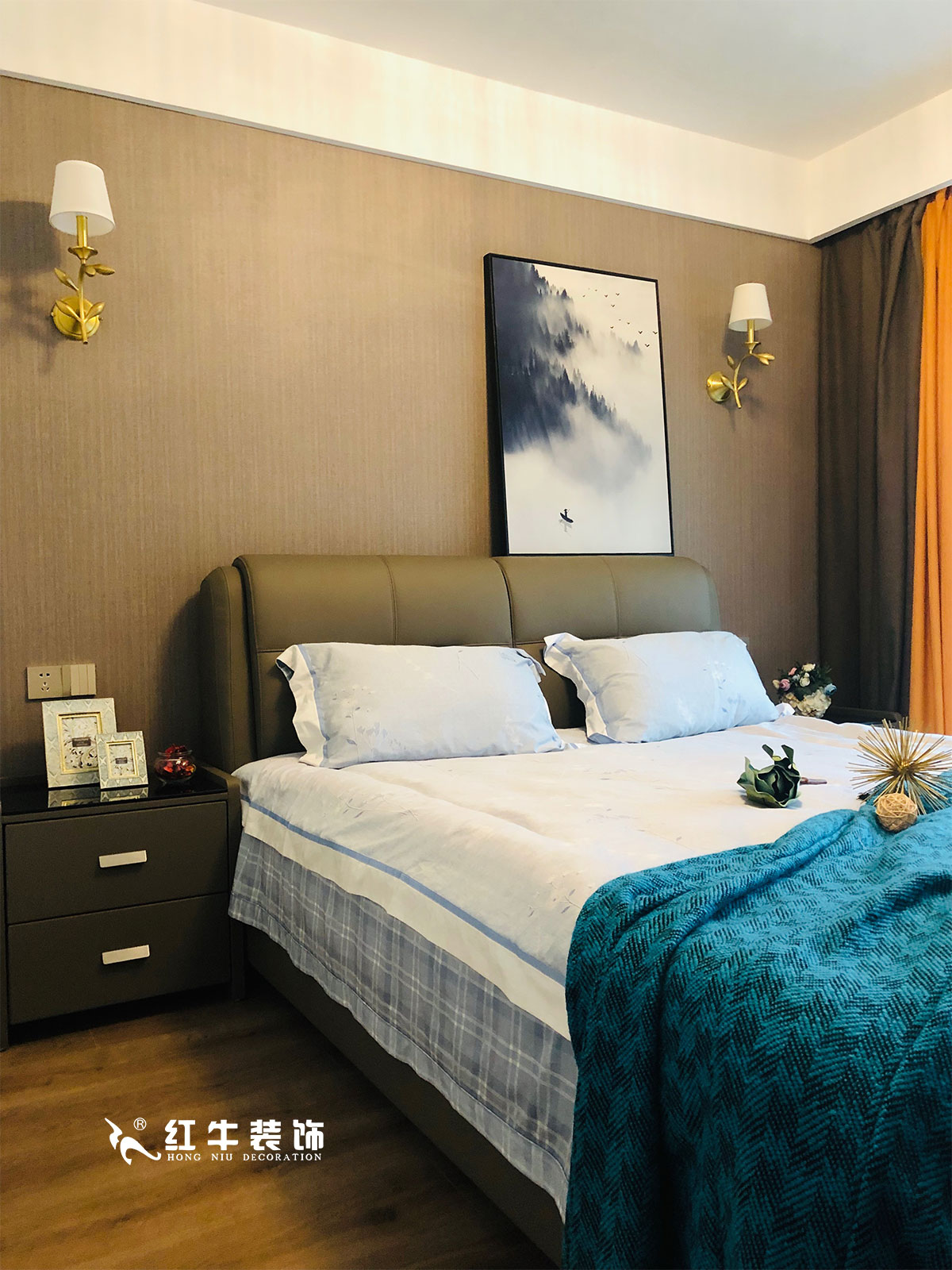 【实景案例】张智猿_紫金未来城-140㎡-美式轻奢风格_全包20万09主卧